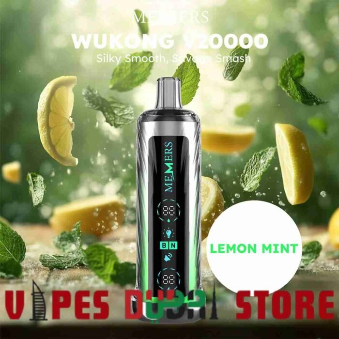 MEMERS Wukong V20000 Puffs Disposable Vape Price in Dubai Lemon Mint
