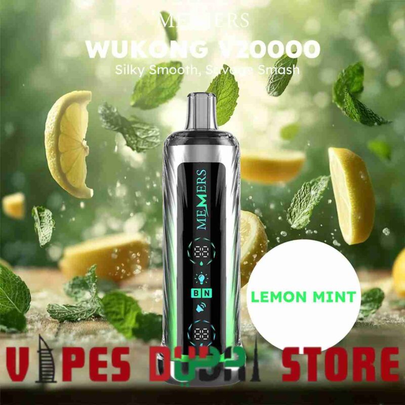 MEMERS Wukong V20000 Puffs Disposable Vape Price in Dubai Lemon Mint