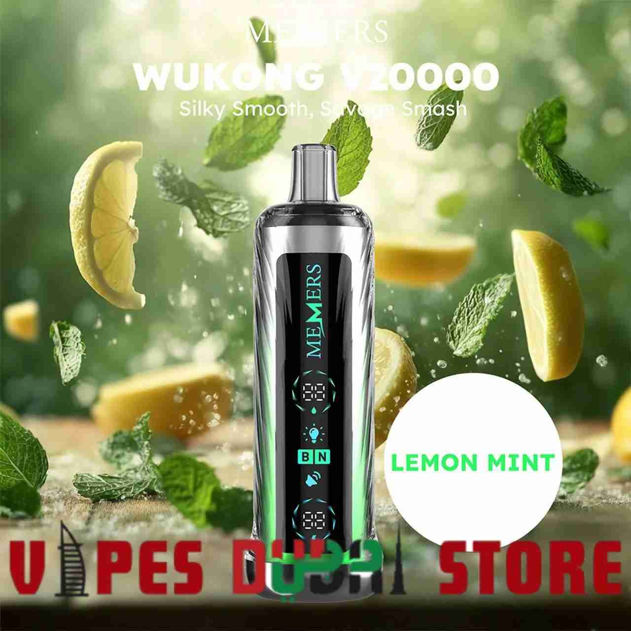 MEMERS Wukong V20000 Puffs Disposable Vape Price in Dubai Lemon Mint MEMERS Wukong V20000 Puffs Disposable Vape Price in Dubai Lemon Mint
