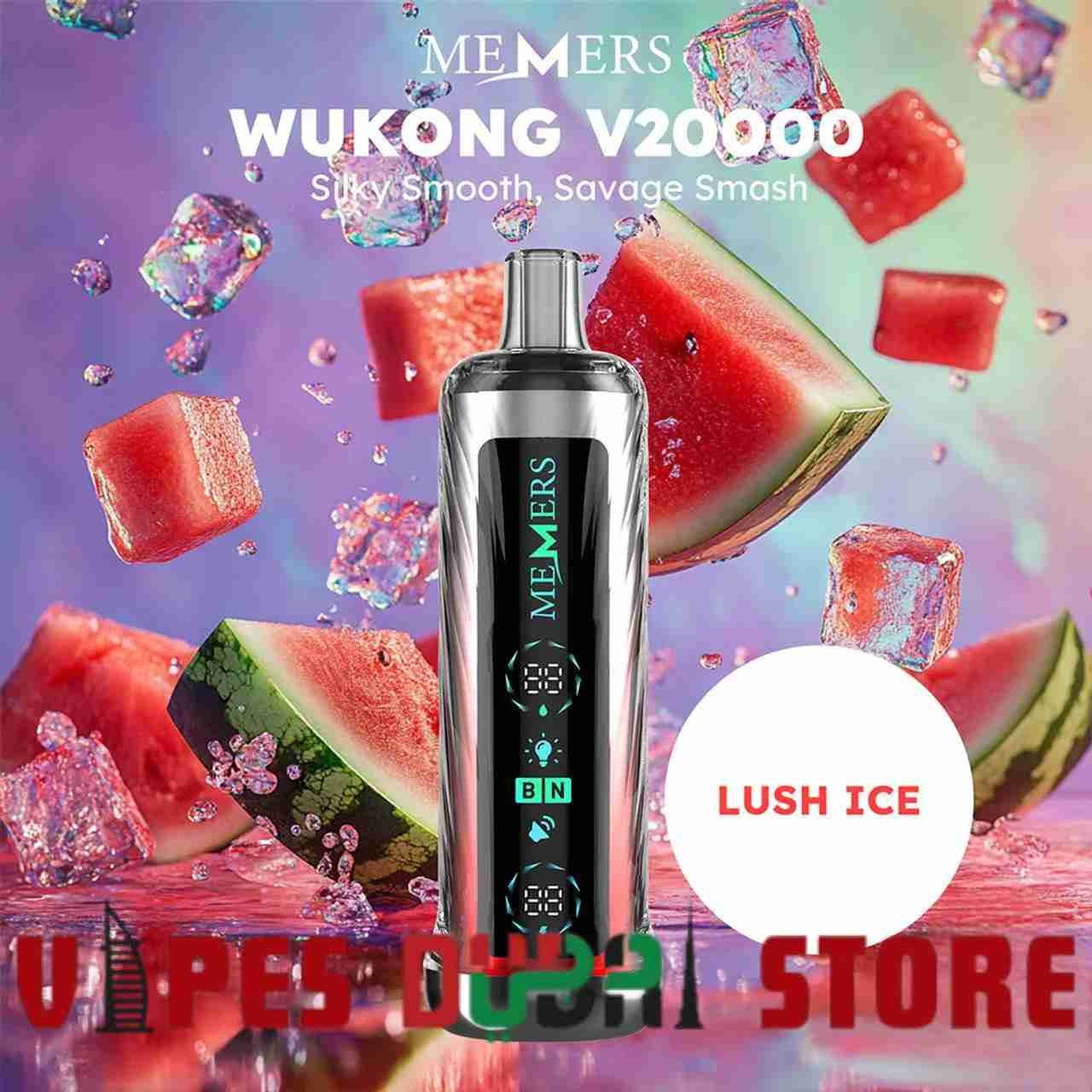 MEMERS Wukong V20000 Puffs Disposable Vape Price in Dubai Lush Ice MEMERS Wukong V20000 Puffs Disposable Vape Price in Dubai Lush Ice