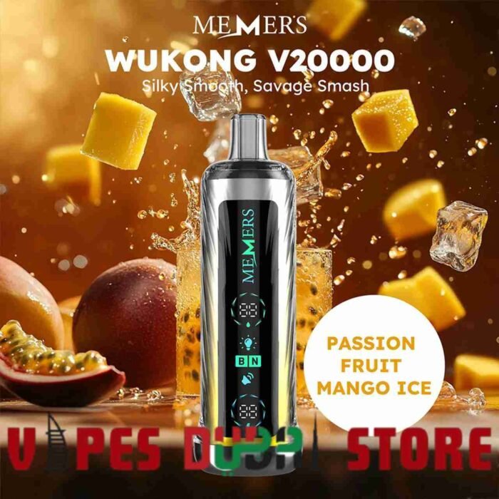 MEMERS Wukong V20000 Puffs Disposable Vape Price in Dubai Passion Fruit Mango Ice
