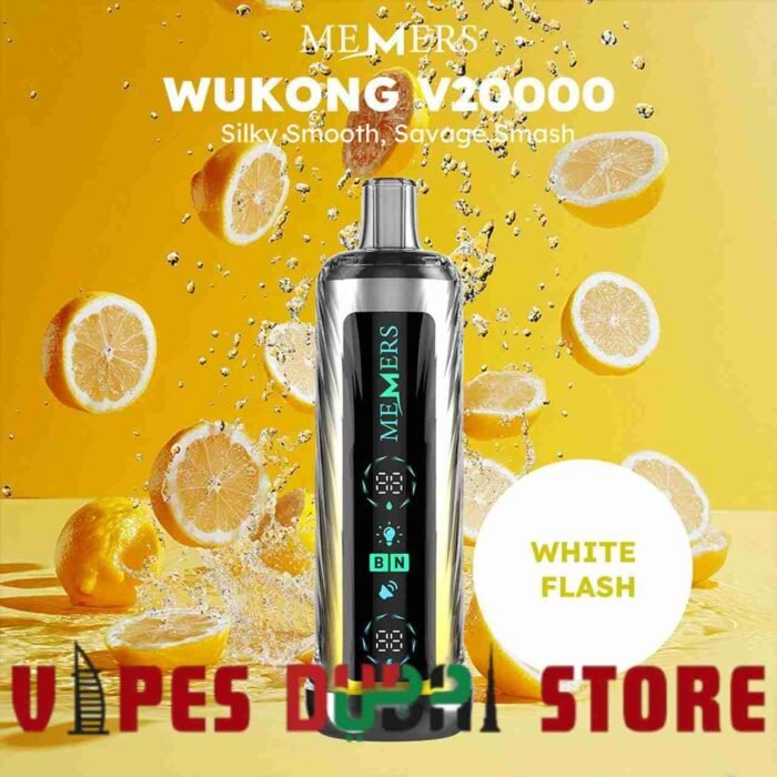 MEMERS Wukong V20000 Puffs Disposable Vape Price in Dubai White Flash