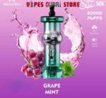 Mosmo Sultan 50K Puffs Disposable Vape-grape-mint