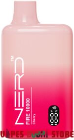 NERD Fire 10000 Puffs 20MG Disposable Vape cherry