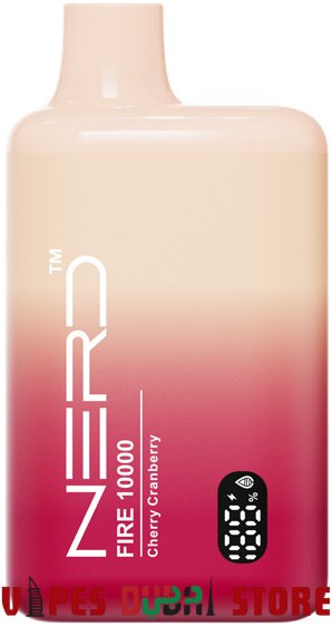 NERD Fire 10000 Puffs 20MG Disposable Vape cherry cranberry NERD Fire 10000 Puffs 20MG Disposable Vape cherry cranberry