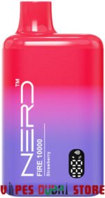 NERD Fire 10000 Puffs 20MG Disposable Vape strawberry