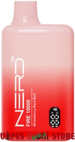 NERD Fire 10000 Puffs 20MG Disposable Vape strawberry nerd bull