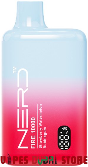 NERD Fire 10000 Puffs 20MG Disposable Vape strawberry watermelon bubblegum NERD Fire 10000 Puffs 20MG Disposable Vape strawberry watermelon bubblegum