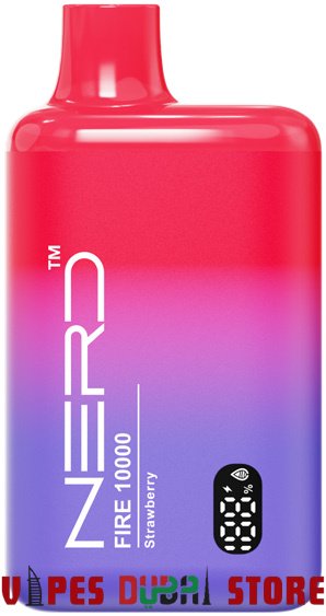 NERD Fire 10000 Puffs 20MG Disposable Vape strawberry NERD Fire 10000 Puffs 20MG Disposable Vape strawberry