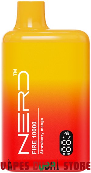 NERD Fire 10000 Puffs 20MG Disposable Vape strwberry mango NERD Fire 10000 Puffs 20MG Disposable Vape strwberry mango