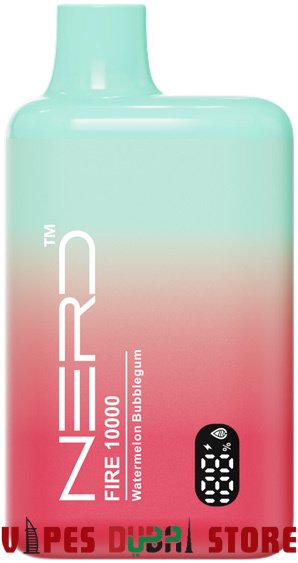 NERD Fire 10000 Puffs 20MG Disposable Vape watermelon bubblegum NERD Fire 10000 Puffs 20MG Disposable Vape watermelon bubblegum