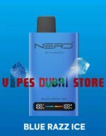 NERD Slim 80000 Puffs Disposable Vape Price in Dubai Blue Razz Ice