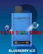 NERD Slim 80000 Puffs Disposable Vape Price in Dubai Blueberry Ice