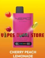 NERD Slim 80000 Puffs Disposable Vape Price in Dubai Cherry Peach Lemonade