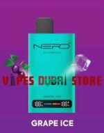NERD Slim 80000 Puffs Disposable Vape Price in Dubai Grape Ice