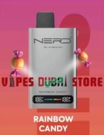 NERD Slim 80000 Puffs Disposable Vape Price in Dubai Rainbow Candy