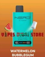 NERD Slim 80000 Puffs Disposable Vape Price in Dubai Watermelon Bubblegum