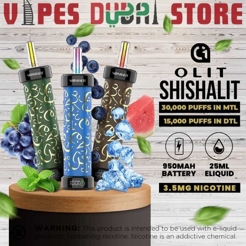 OLIT Shishalit 30000 Puffs Disposable Vape in Duba OLIT Shishalit 30000 Puffs Disposable Vape in Duba