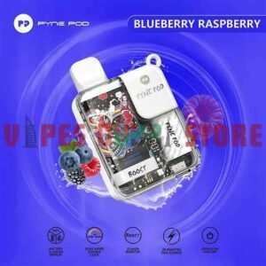Pyne Pod 8500 Puffs 50Mg Disposable Vape In Dubai Blueberry Raspberry
