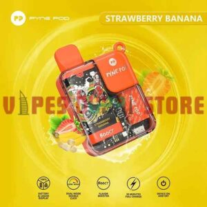 Pyne Pod 8500 Puffs 50Mg Disposable Vape In Dubai Strawberry Banana