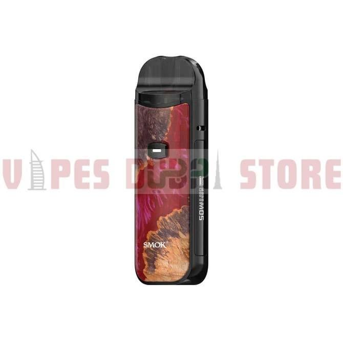RED STALBZING WOOD SMOK NORD 50W POD KIT 1800MAH RED STALBZING WOOD SMOK NORD 50W POD KIT 1800MAH