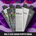 RELX Ace 20000 Puffs 50MG Disposable Vape in Dubai