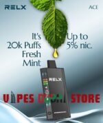 RELX Ace 20000 Puffs 50MG Disposable Vape in Dubai Fresh-Mint