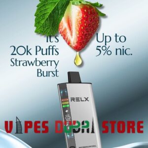 RELX Ace 20000 Puffs 50MG Disposable Vape in Dubai Strawberry-Burst