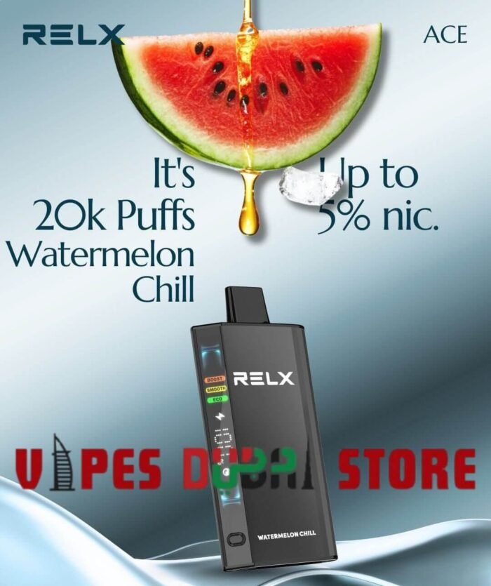 RELX Ace 20000 Puffs 50MG Disposable Vape in Dubai Watermelon-Chill