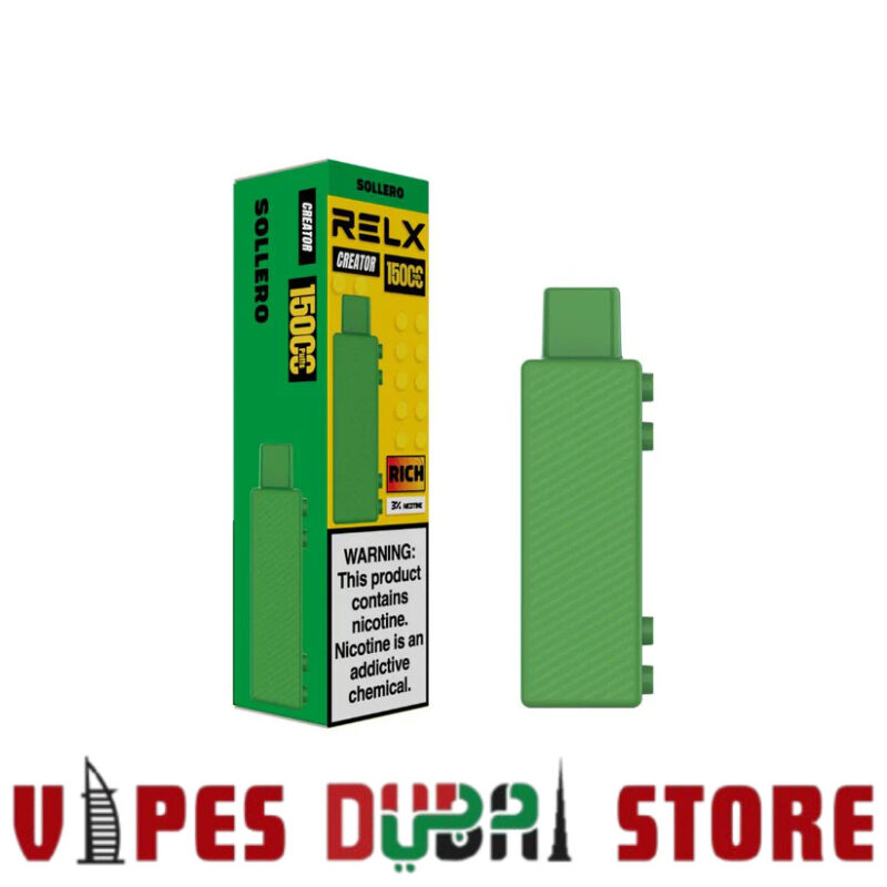 RELX Creator Kit 15000 Puffs Disposable Vape Price in Dubai Sollero