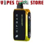 RIFBAR Turbo X 15000 Puffs 50mg Disposable Vape in Dubai Lemonade