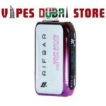 RIFBAR Turbo X 15000 Puffs 50mg Disposable Vape in Dubai Sour Grape Cotton Candy