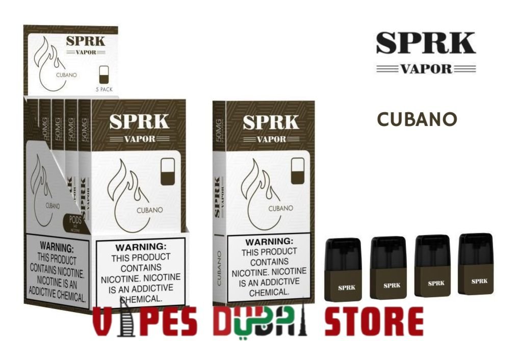SPRK VAPOR POD CARTRIDGE IN DUBAI CUBANO SPRK VAPOR POD CARTRIDGE IN DUBAI CUBANO