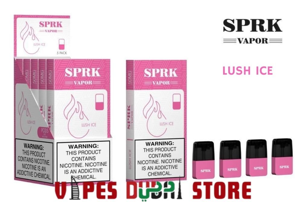 SPRK VAPOR POD CARTRIDGE IN DUBAI LUSH ICE SPRK VAPOR POD CARTRIDGE IN DUBAI LUSH ICE