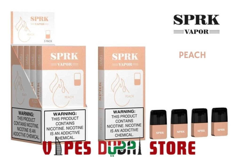 SPRK VAPOR POD CARTRIDGE IN DUBAI PEACH SPRK VAPOR POD CARTRIDGE IN DUBAI PEACH