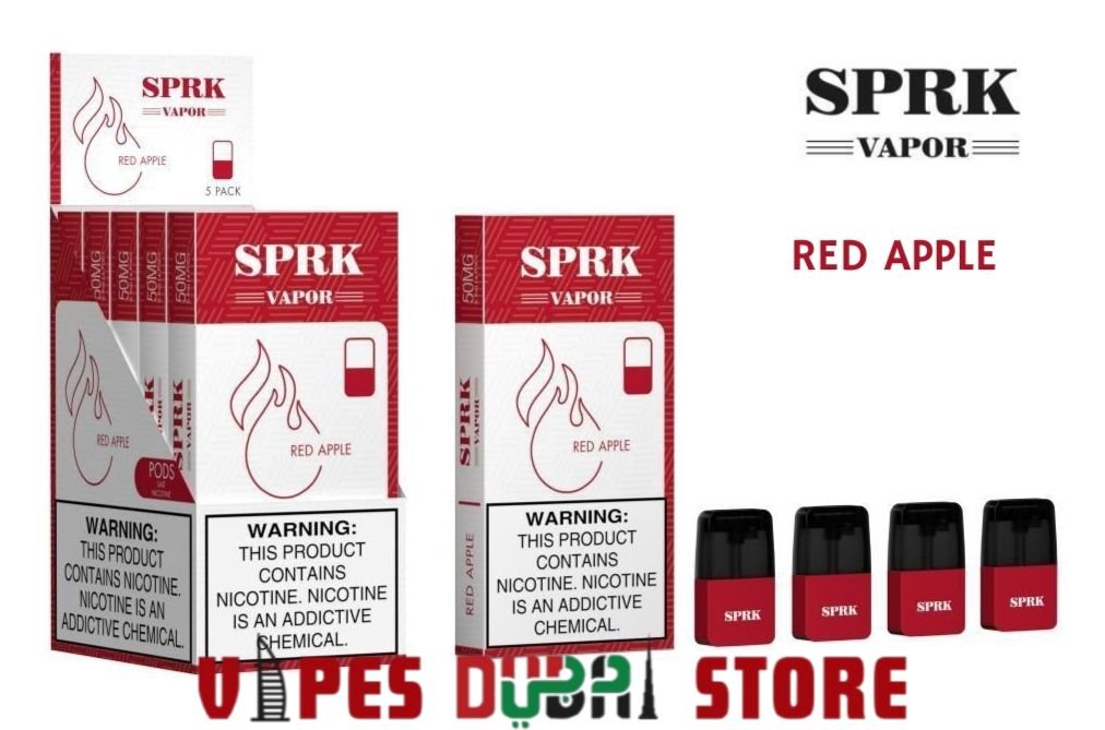 SPRK VAPOR POD CARTRIDGE IN DUBAI RED APPLE SPRK VAPOR POD CARTRIDGE IN DUBAI RED APPLE