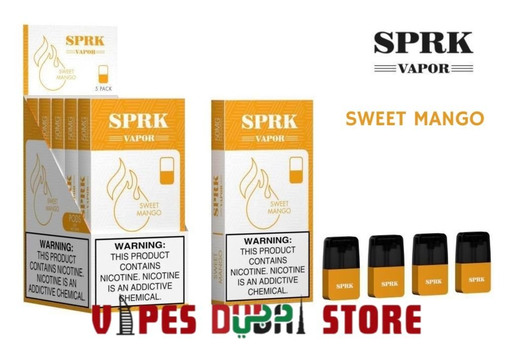 SPRK VAPOR POD CARTRIDGE IN DUBAI SWEET MANGO SPRK VAPOR POD CARTRIDGE IN DUBAI SWEET MANGO
