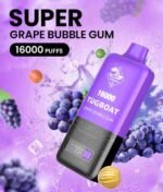 TUGBOAT Super 16000 Puffs 50MG Disposable Vape Price in Dubai Grape Bubble Gum
