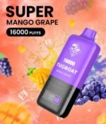 TUGBOAT Super 16000 Puffs 50MG Disposable Vape Price in Dubai Mango Grape