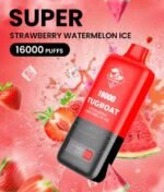 TUGBOAT Super 16000 Puffs 50MG Disposable Vape Price in Dubai Strawberry Watermelon Ice