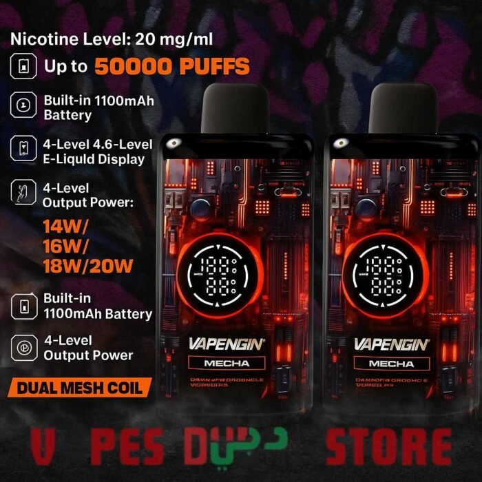 VAPENGIN Meacha 50000 Puffs Disposable Vape kit In UAE