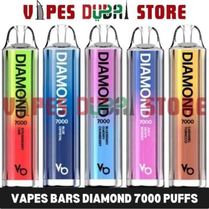 VAPES BARS Diamond 7000 Puffs 20MG Nicotine Disposable Vape in Dubai