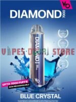 VAPES BARS Diamond 7000 Puffs 20MG Nicotine Disposable Vape in Dubai BLUE CRYSTAL