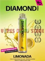 VAPES BARS Diamond 7000 Puffs 20MG Nicotine Disposable Vape in Dubai LIMONADA