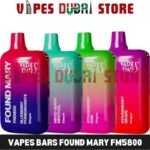 VAPES BARS Found Mary FM5800 Disposable 5800 Puffs Rechargeable Vape in UAE