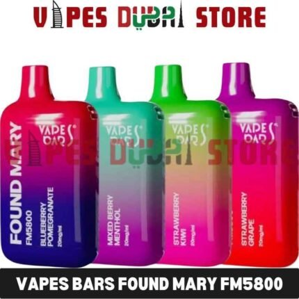 VAPES BARS Found Mary FM5800 Disposable 5800 Puffs Rechargeable Vape in UAE