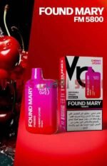 VAPES BARS Found Mary FM5800 Disposable 5800 Puffs Rechargeable Vape in UAE cherry lychee