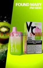 VAPES BARS Found Mary FM5800 Disposable 5800 Puffs Rechargeable Vape in UAE kiwi passion fruit guava