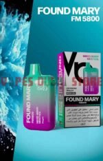 VAPES BARS Found Mary FM5800 Disposable 5800 Puffs Rechargeable Vape in UAE mixed berry menthol