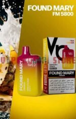 VAPES BARS Found Mary FM5800 Disposable 5800 Puffs Rechargeable Vape in UAE pina colada